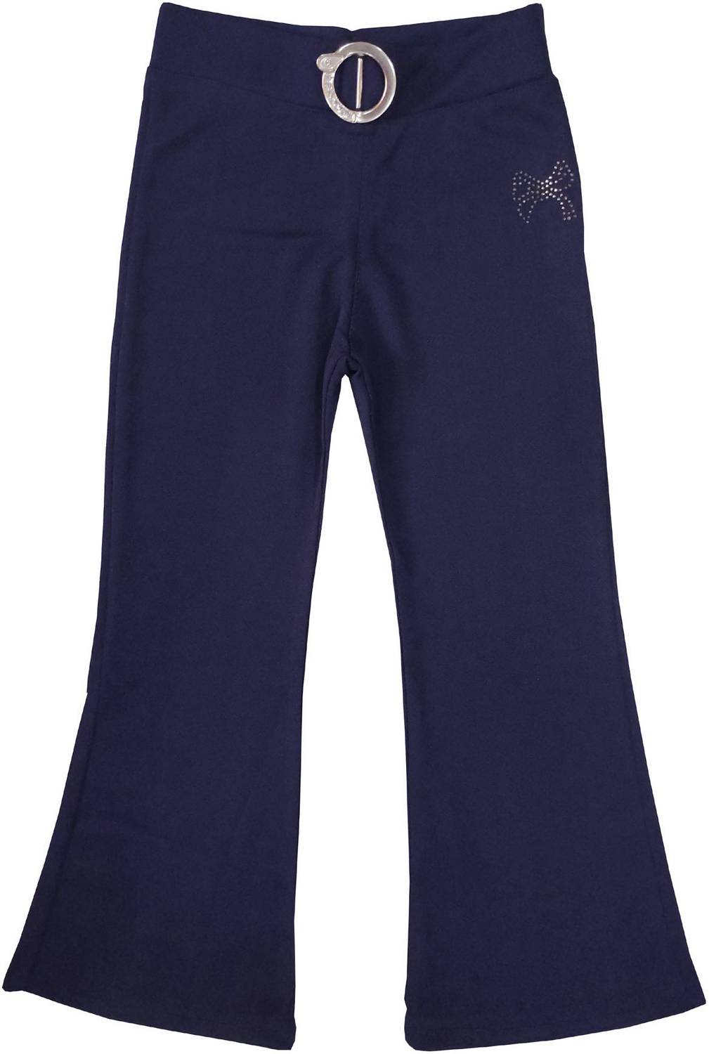 100LUCK Flared Girls Dark Blue Jeans