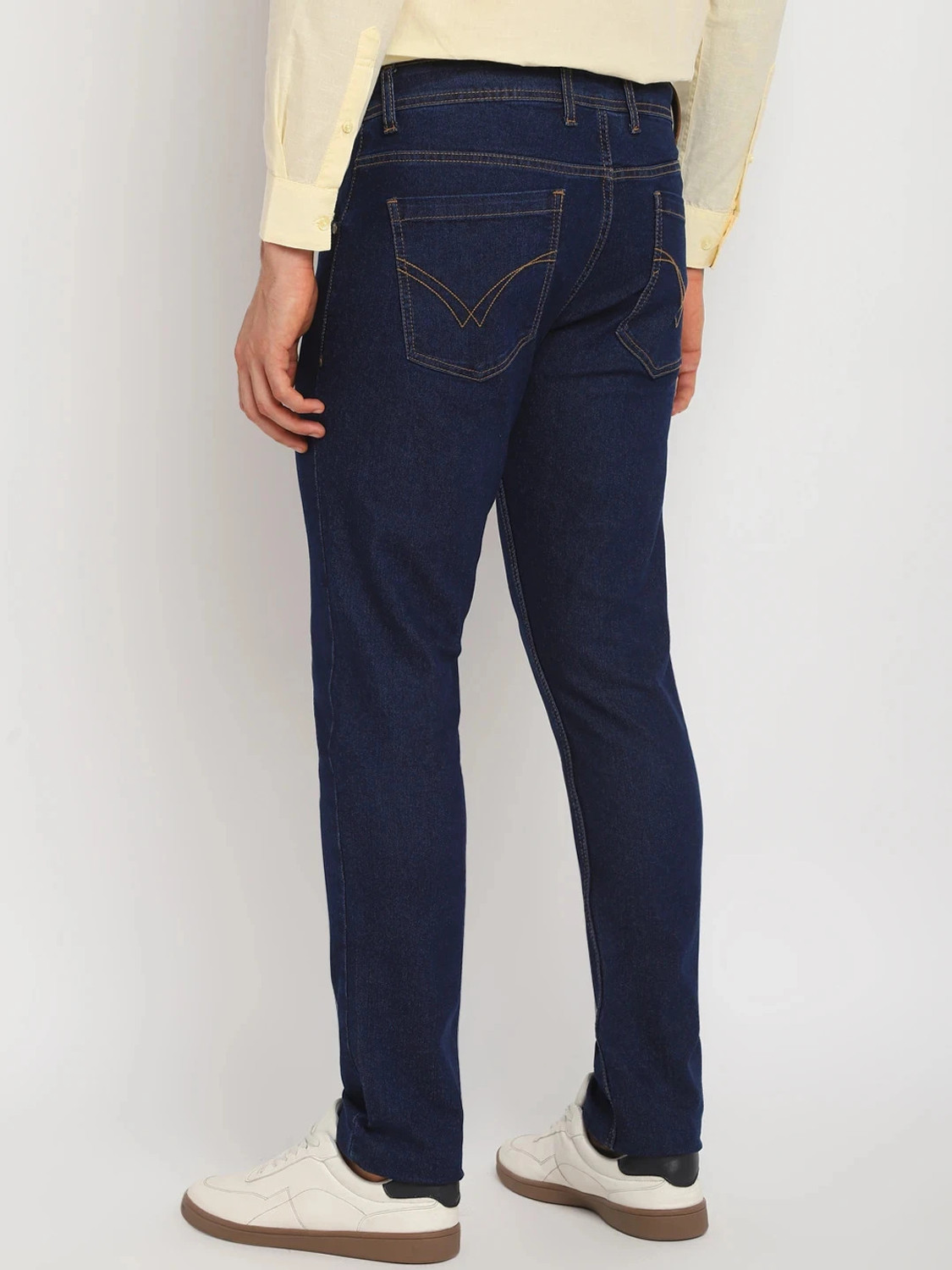 Image of RED CHIEF Regular Men Blue Jeans