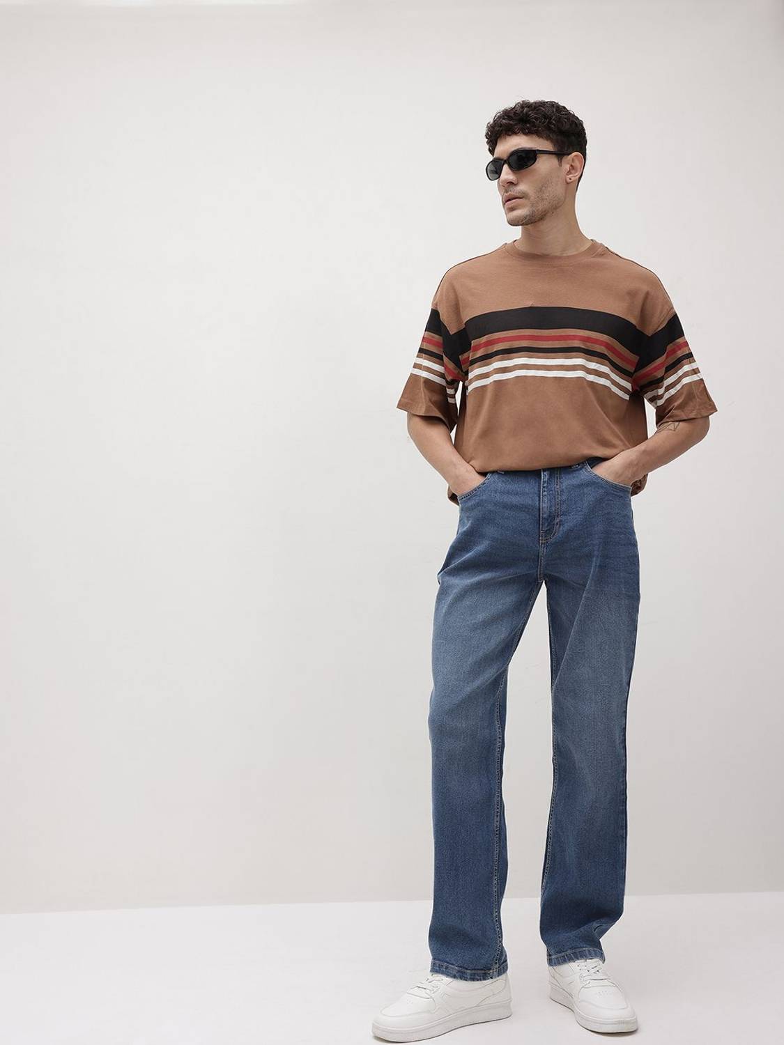 Roadster Straight Fit Dark Blue Jeans - Image 4