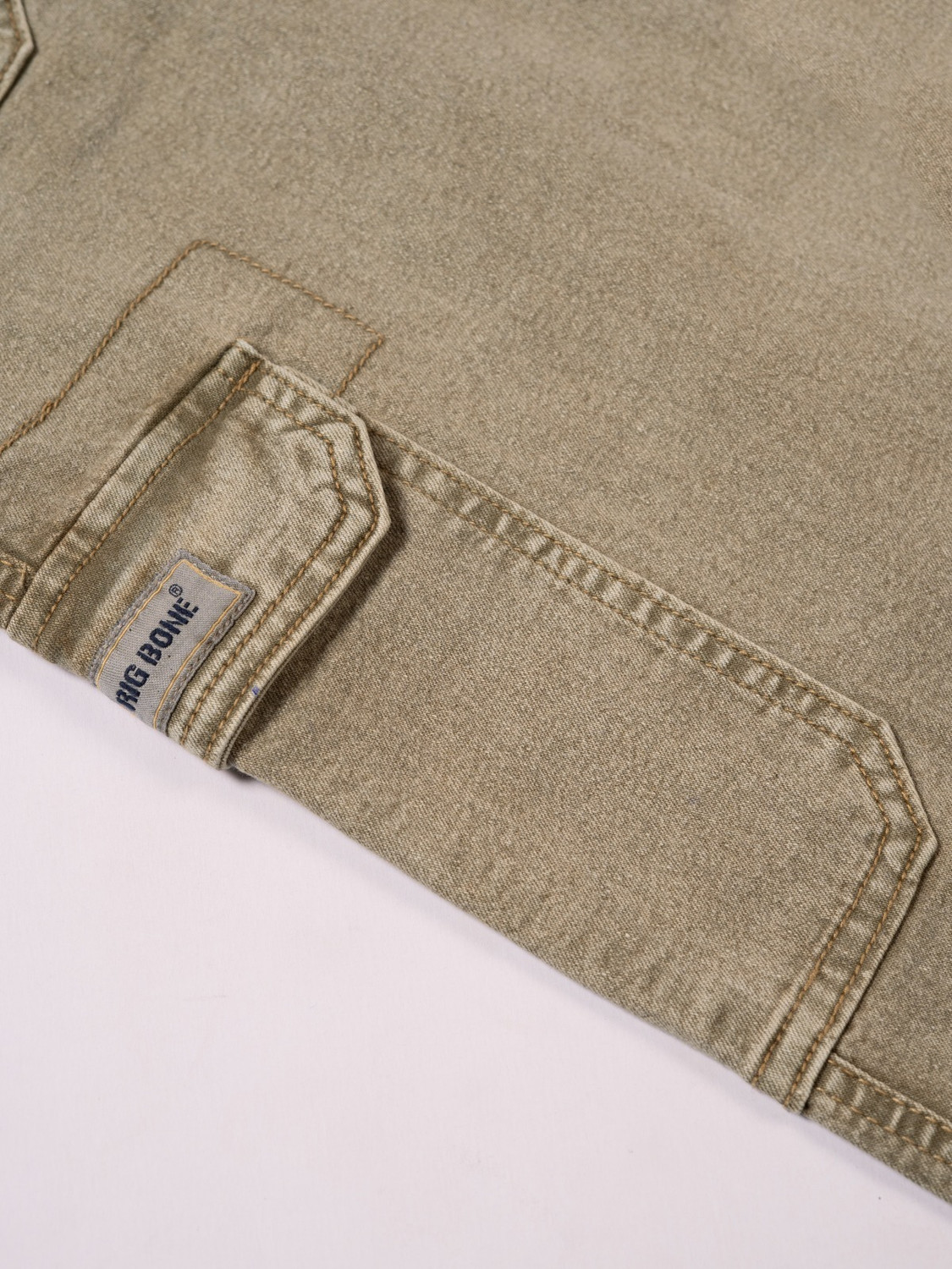 Image of RIG BONE Men Straight Fit High Rise Beige Jeans