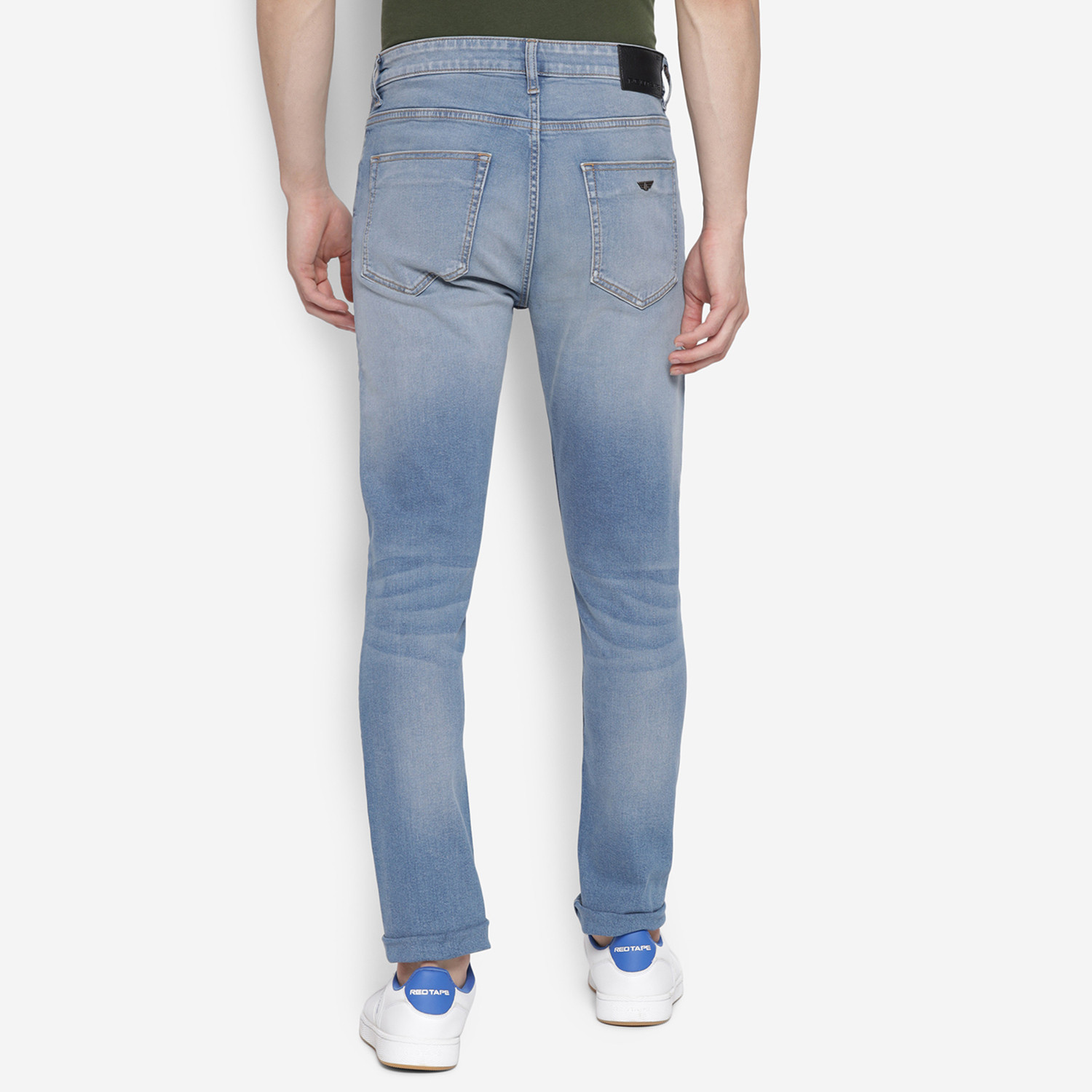 Image of RED TAPE Skinny Men Light Blue Jeans