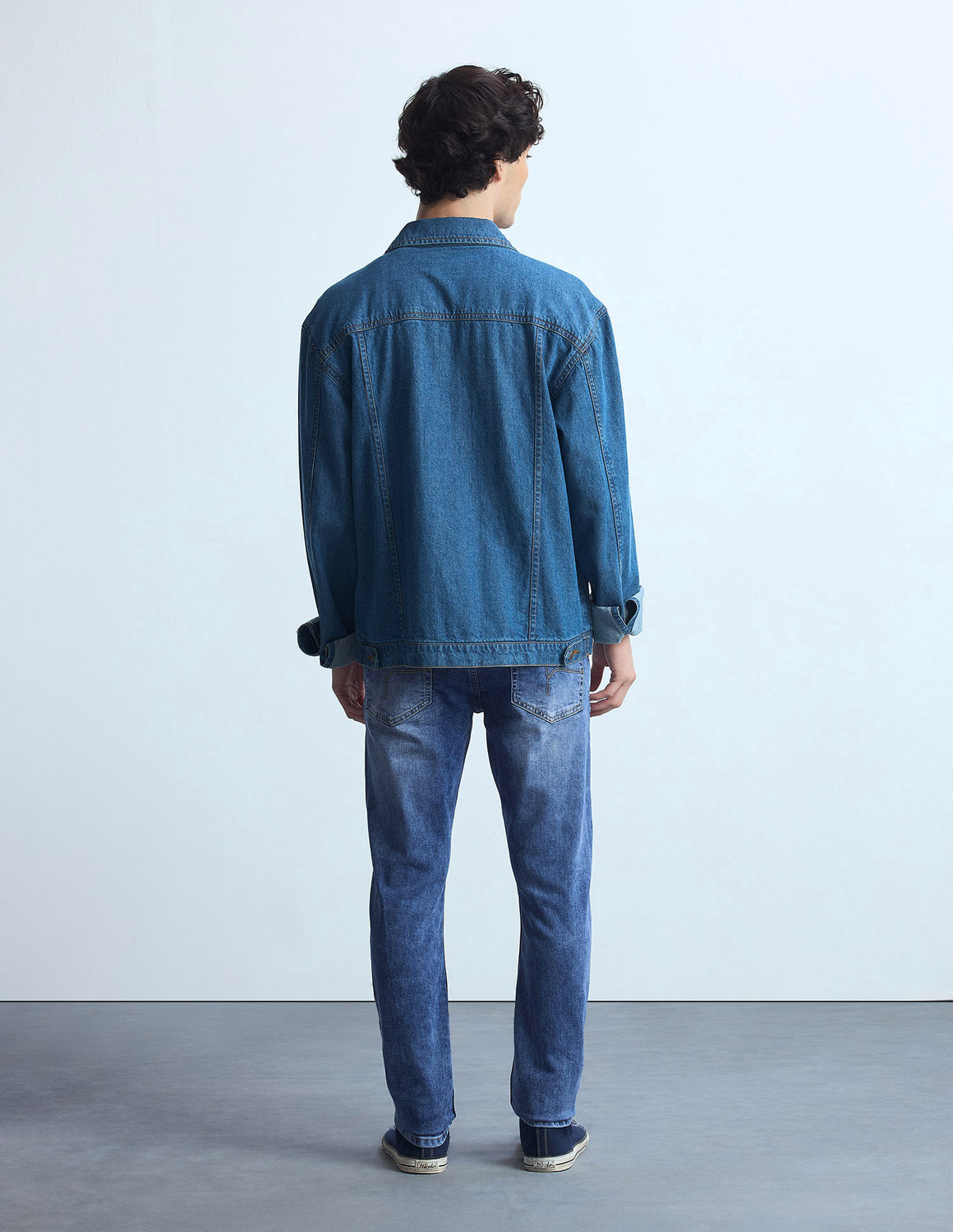 Image of FLYING MACHINE Skinny Men Blue Jeans