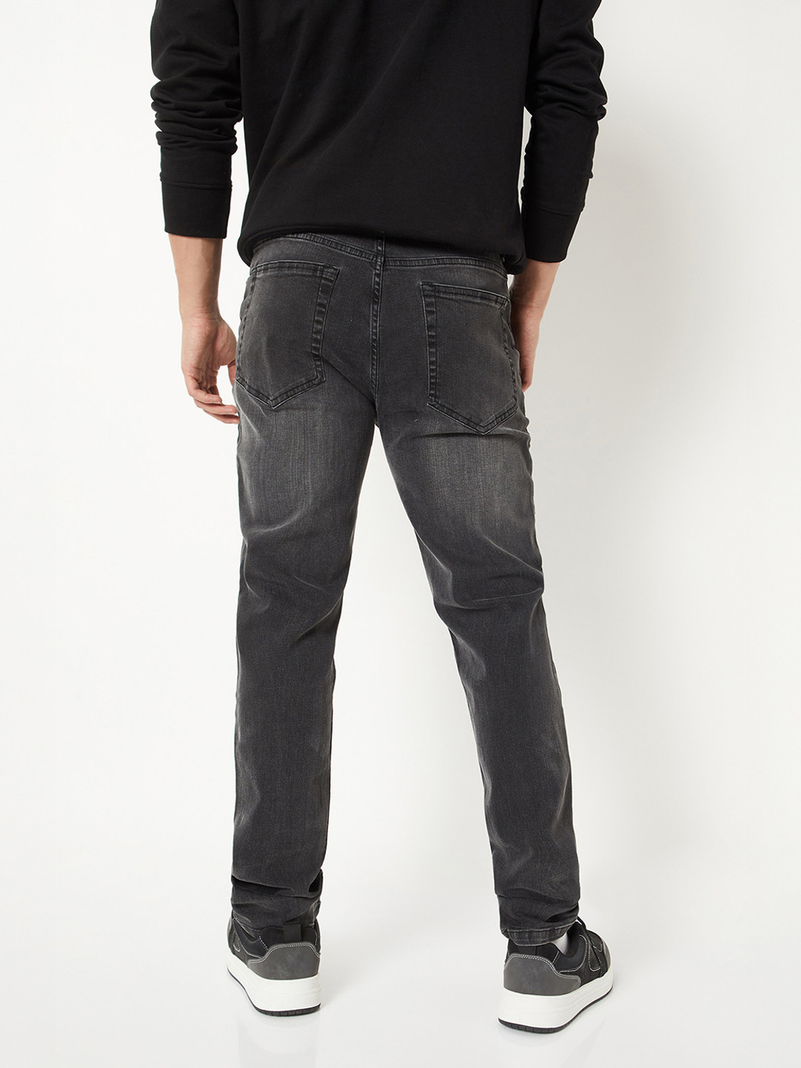 Image of MAX Regular Men Black Jeans