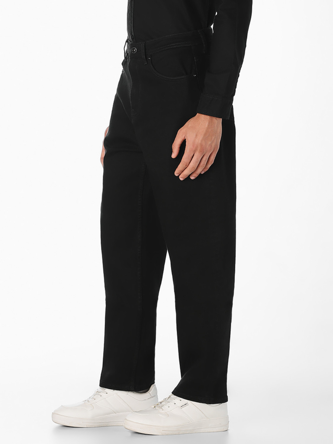 Image of JACK & JONES Loose Fit Men Black Jeans