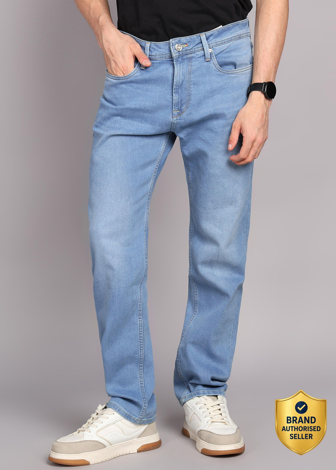 Image of KILLER Straight Fit Men Blue Jeans