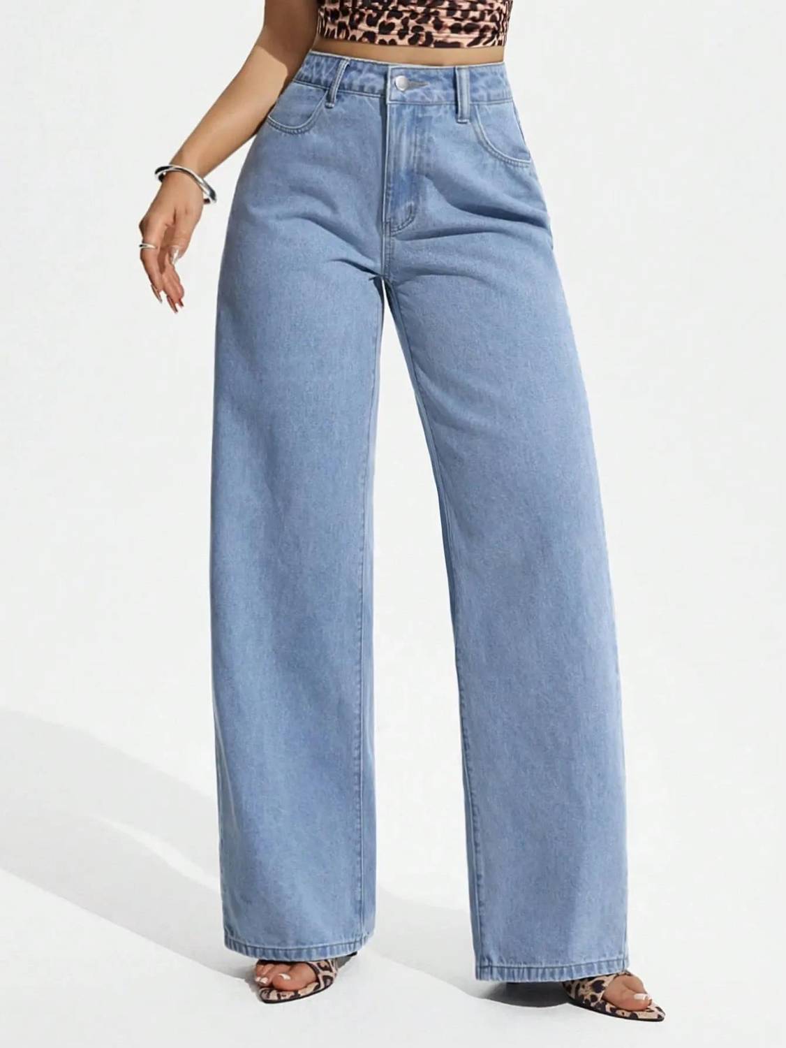 KOTTY Straight Fit Women Blue Jeans - Image 5