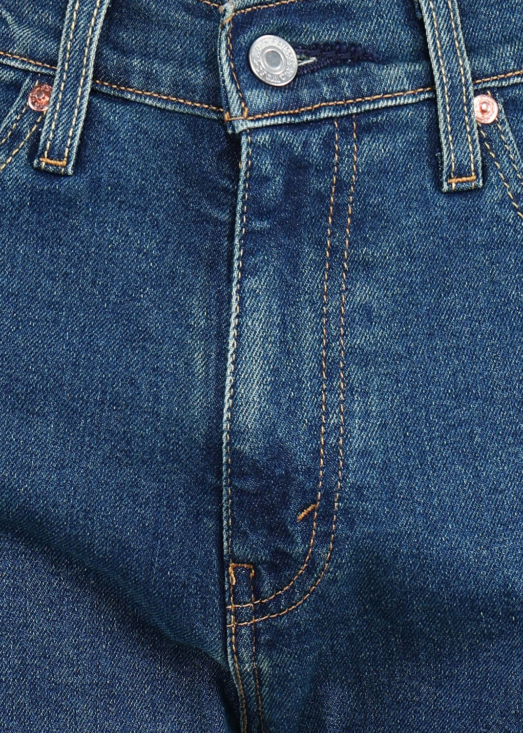 Image of LEVI'S Straight Fit Men Dark Blue Jeans
