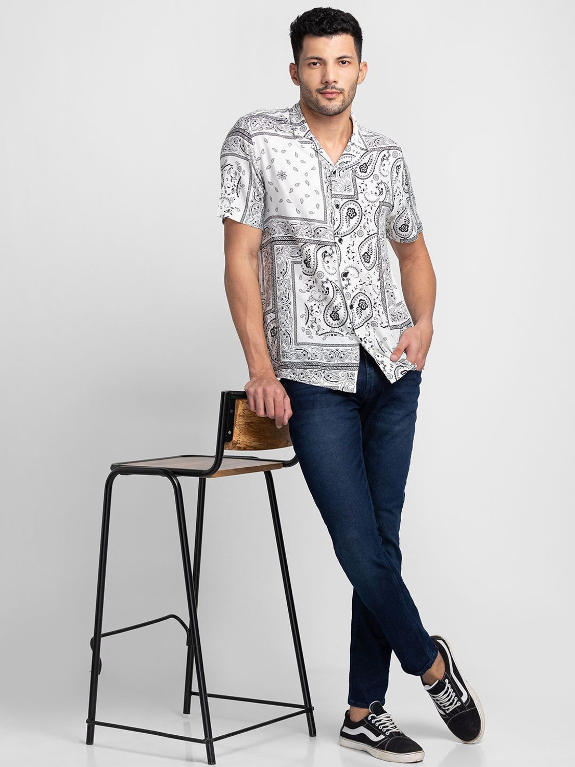 Image of Spykar Slim Men Blue Jeans