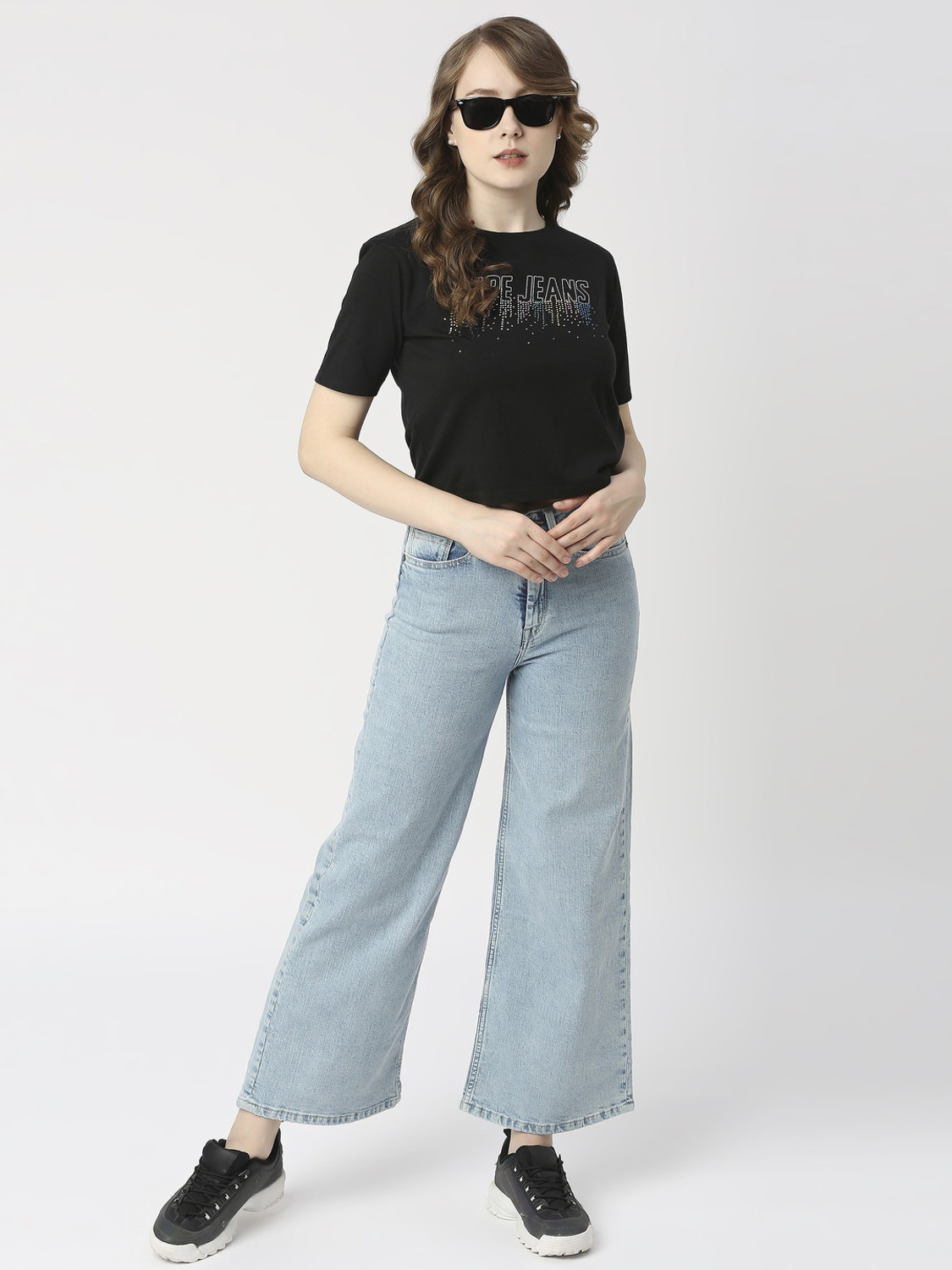 Image of Pepe Jeans Loose Fit Women Blue Jeans