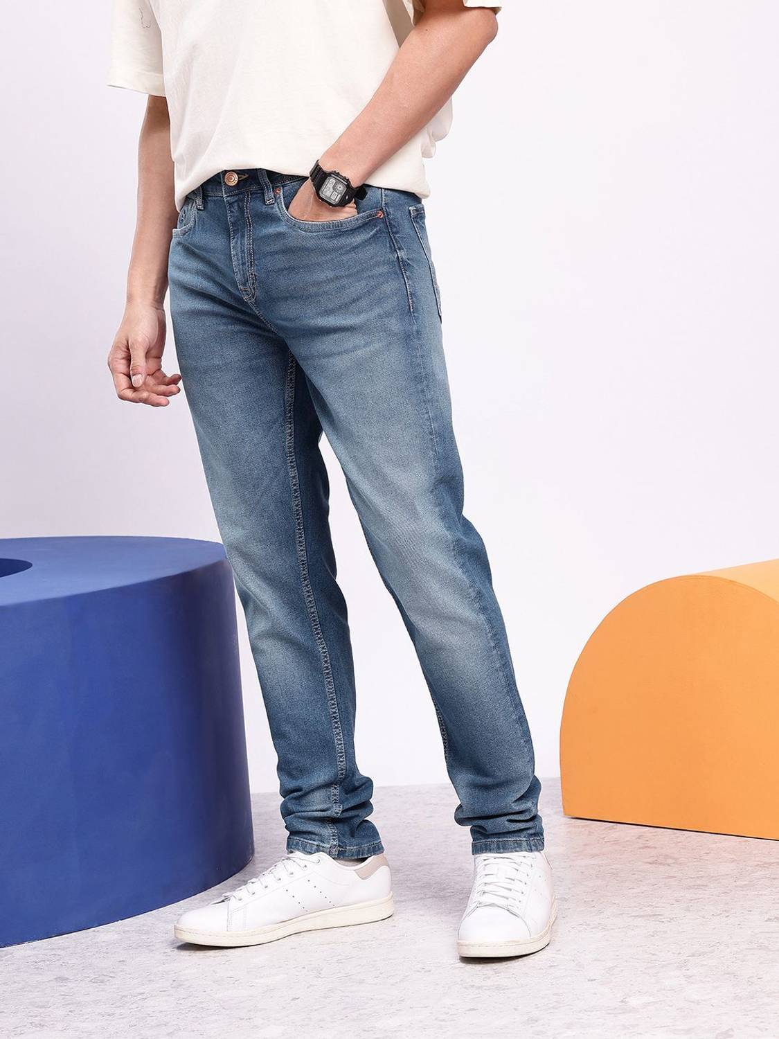 AEROPOSTALE Tapered Fit Men Blue Jeans
