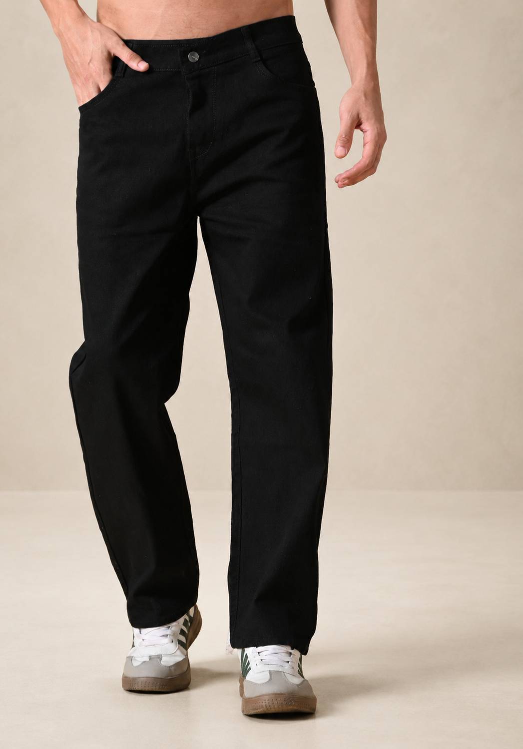 STARVIELLE Relaxed Fit Men Black Jeans - Image 3