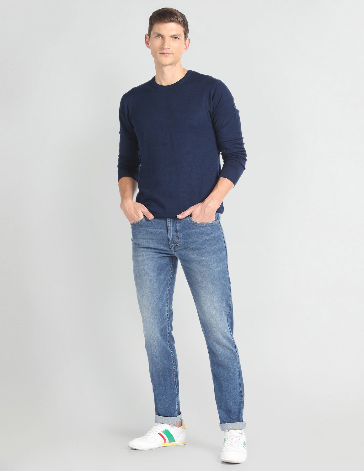 Image of U.S. POLO ASSN. Skinny Men Blue Jeans
