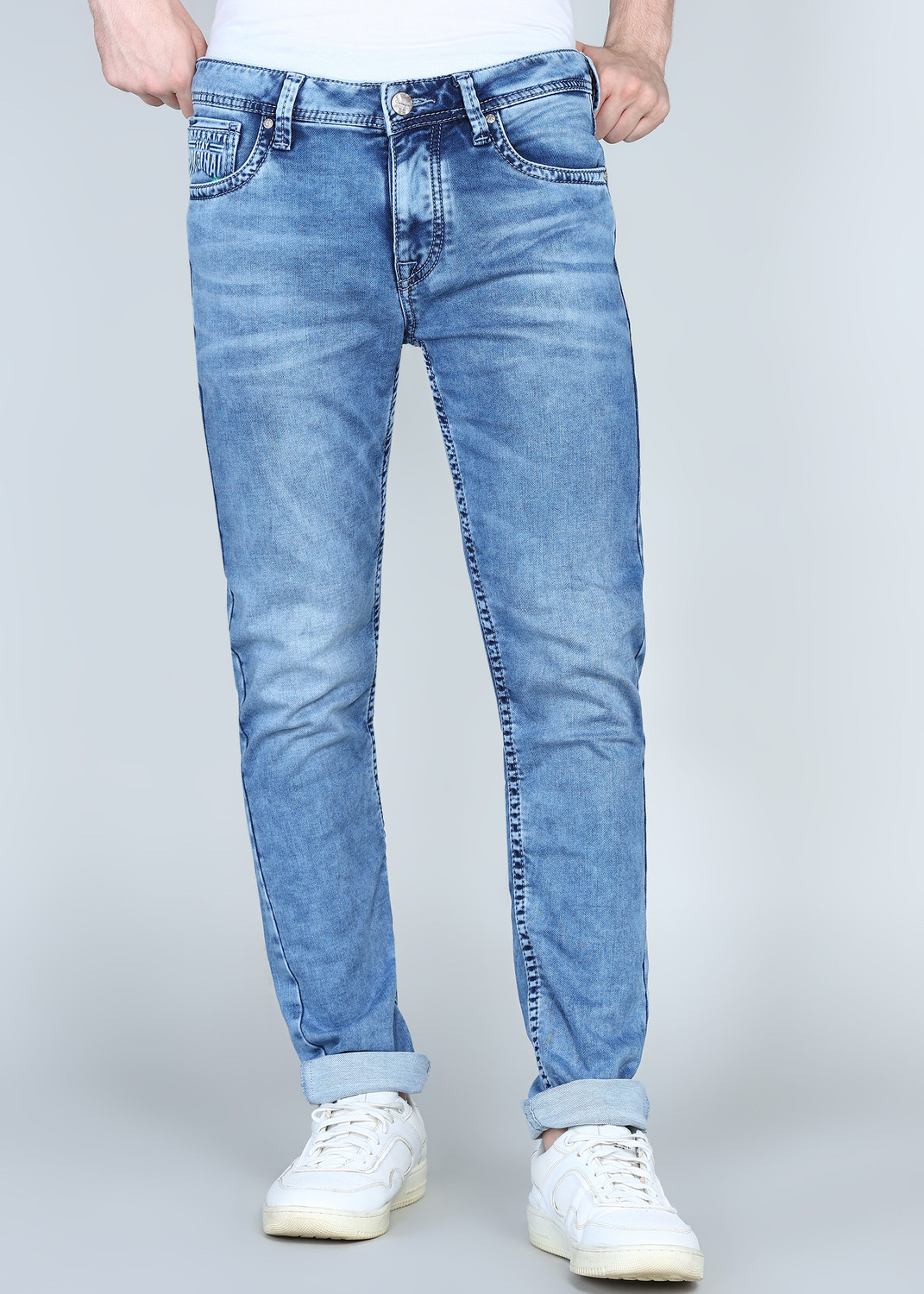 Image of INTEGRITI Skinny Men Light Blue Jeans