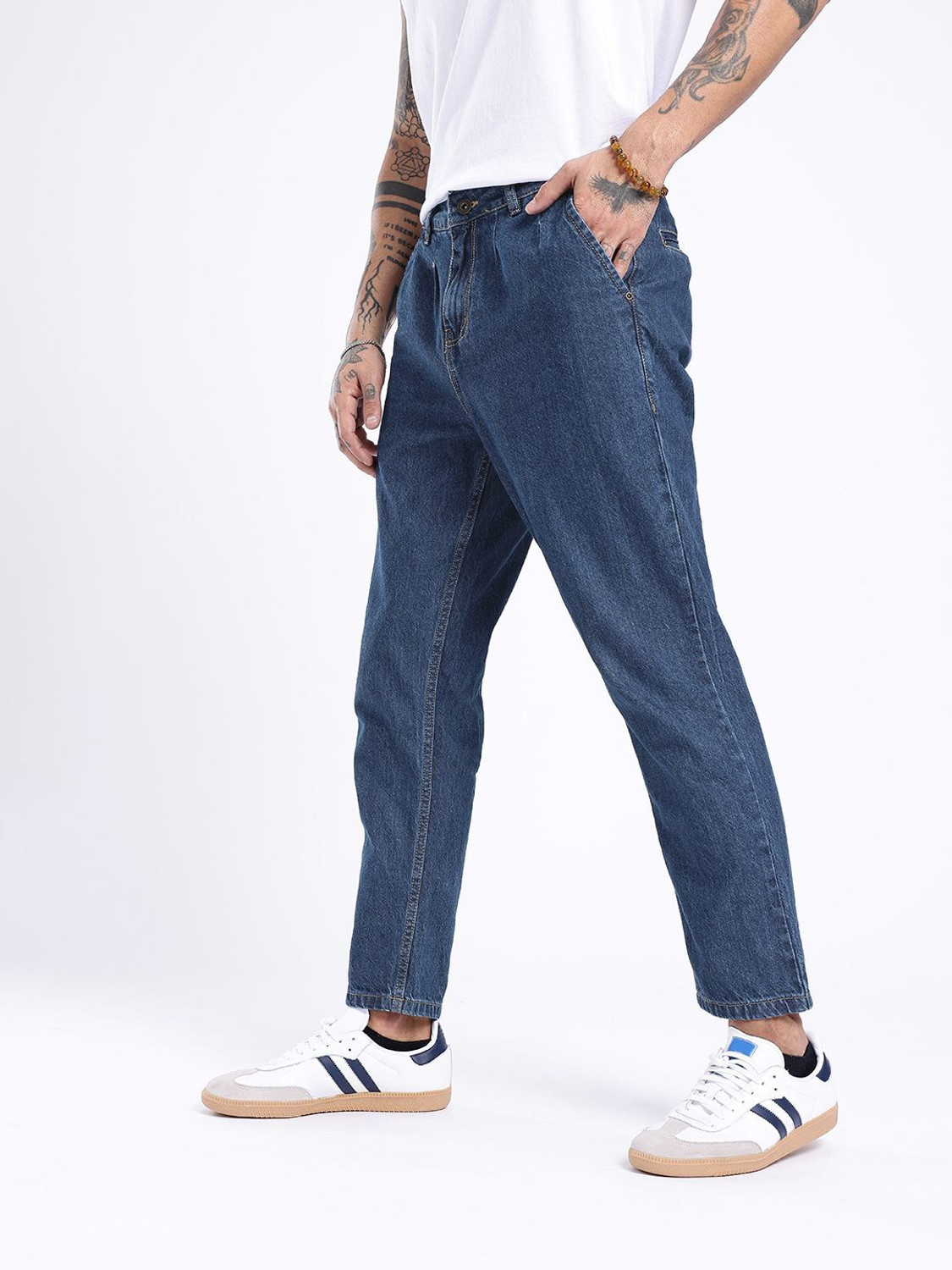 Image of Glitchez Regular Men Blue Jeans