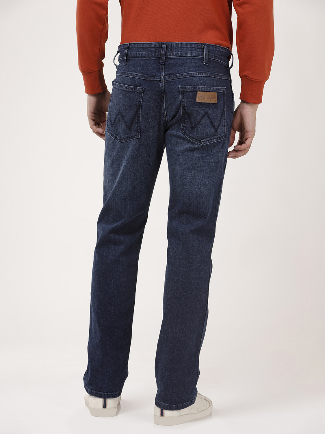 Image of Wrangler Regular Men Blue Jeans