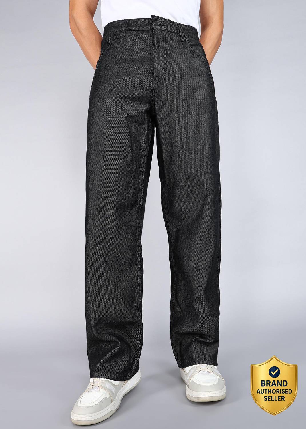 LEVI'S Loose Fit Black Jeans - Image 1