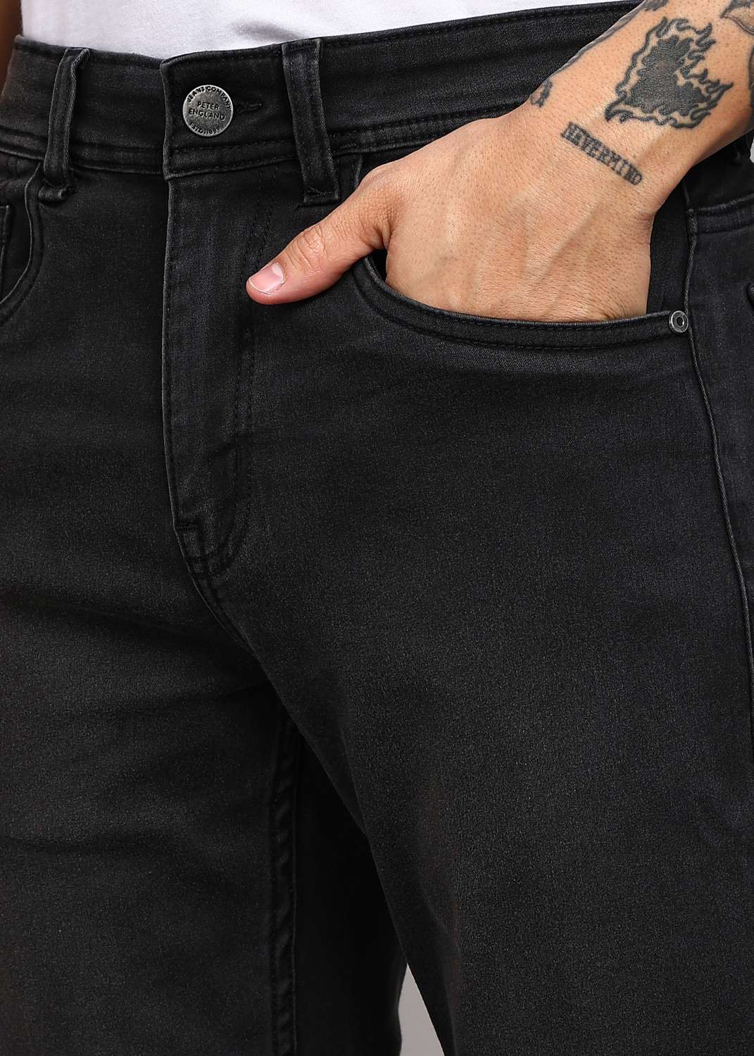 Image of PETER ENGLAND Regular Men Blue Jeans