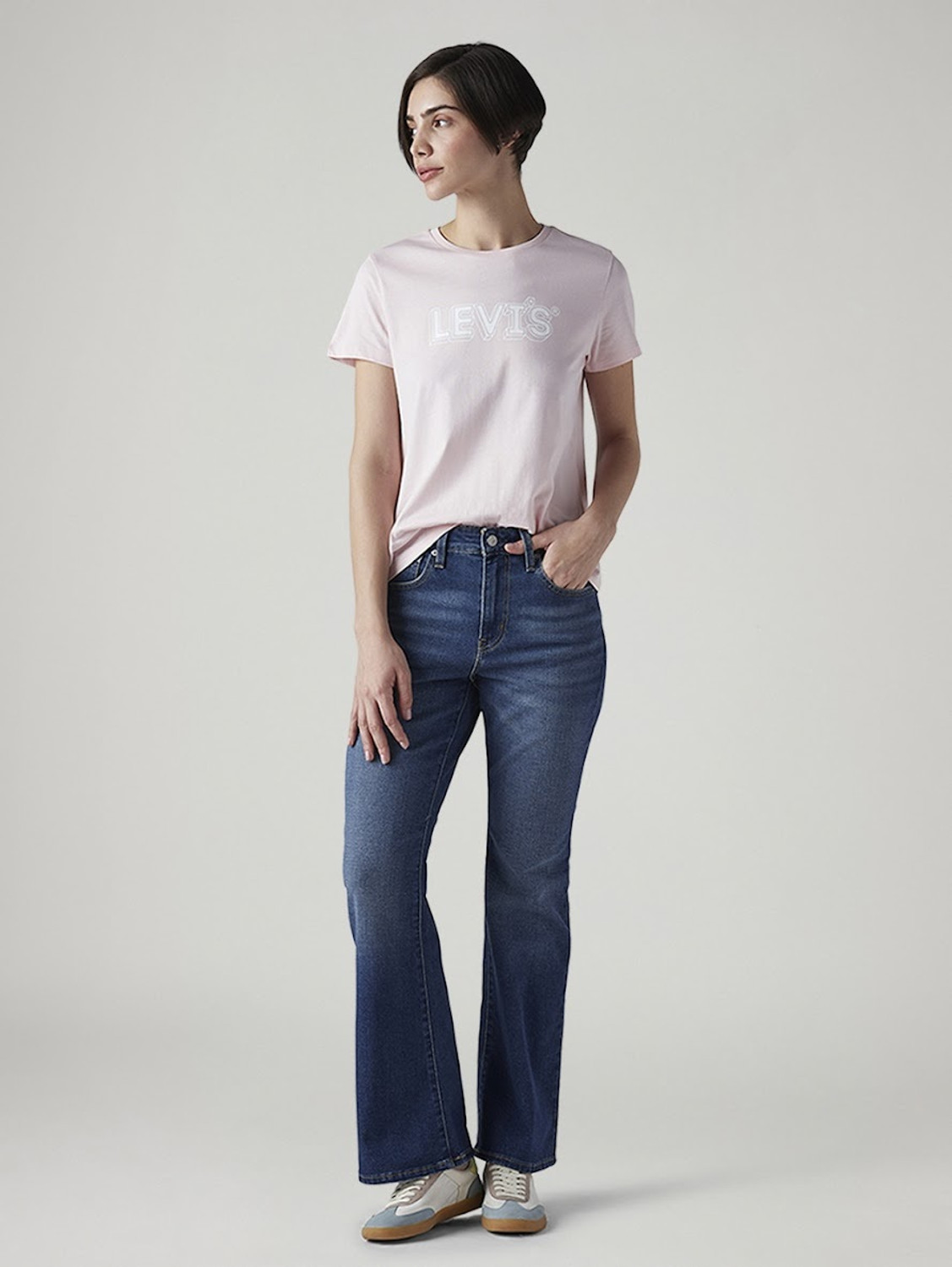 Image of LEVI'S Flared Women Blue Jeans