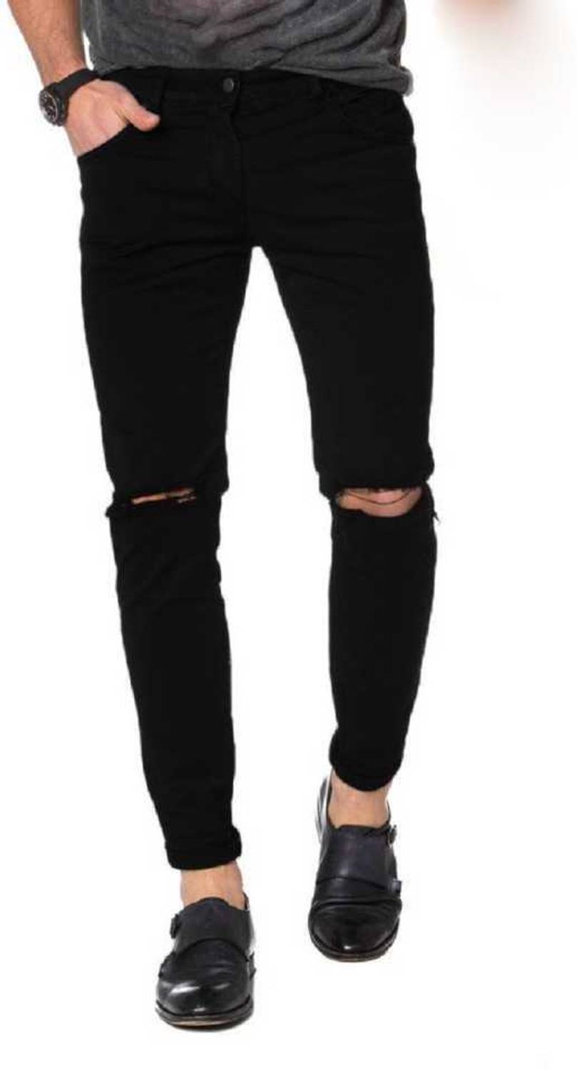 comfits Slim Men Black Jeans - Image 1