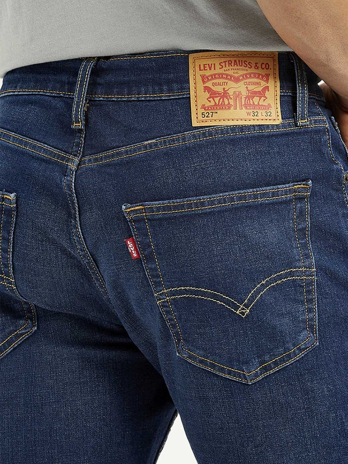 Image of LEVI'S Boot-Leg Men Blue Jeans