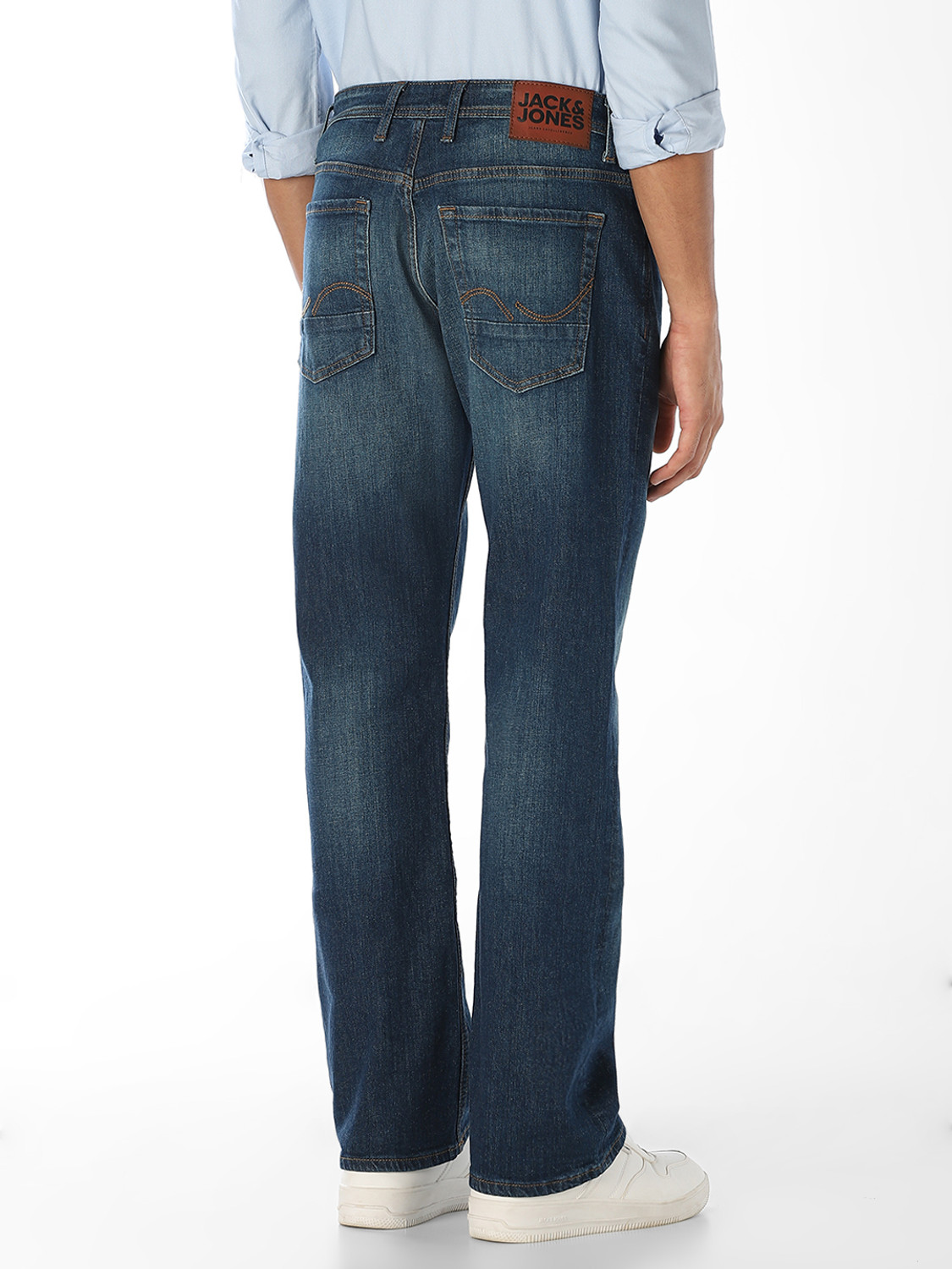 Image of JACK & JONES Boot-Leg Men Blue Jeans