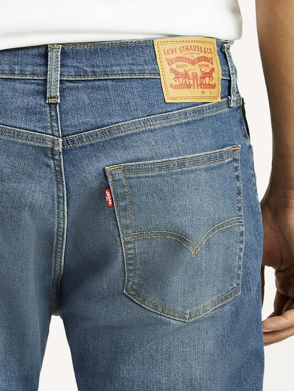Image of LEVI'S 555 Relaxed Fit Men Blue Jeans
