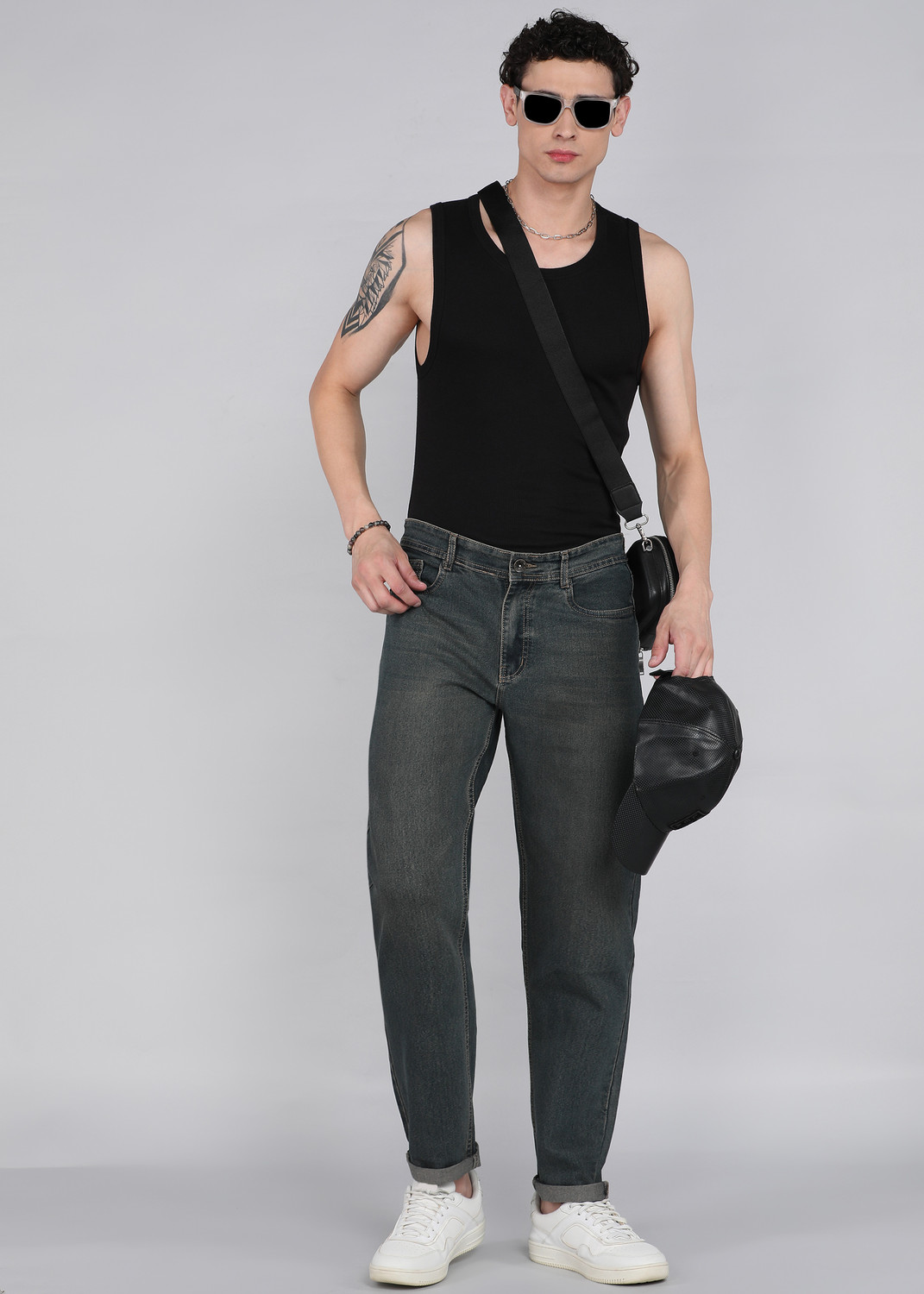 Image of INTEGRITI Slim Men Dark Blue Jeans