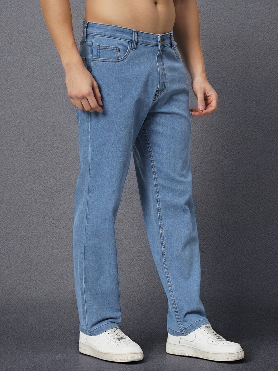 Provogue Straight Fit Men Blue Jeans
