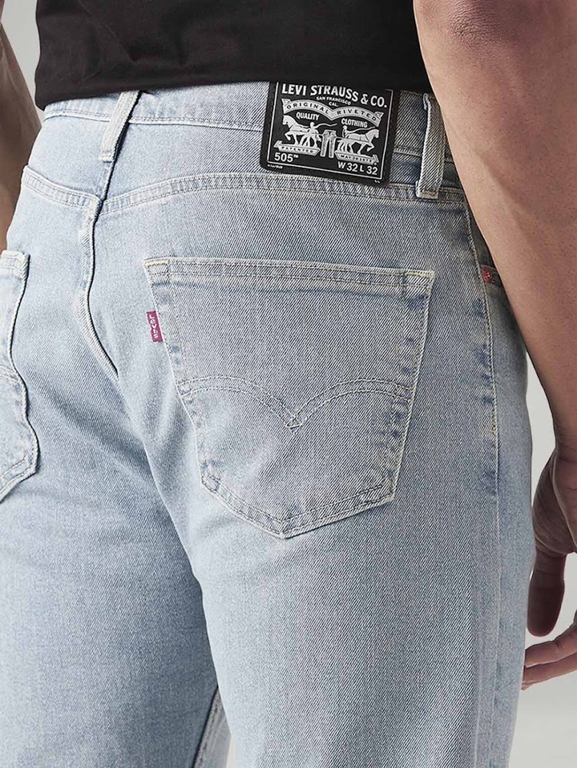Image of LEVI'S Straight Fit Men Light Blue Jeans