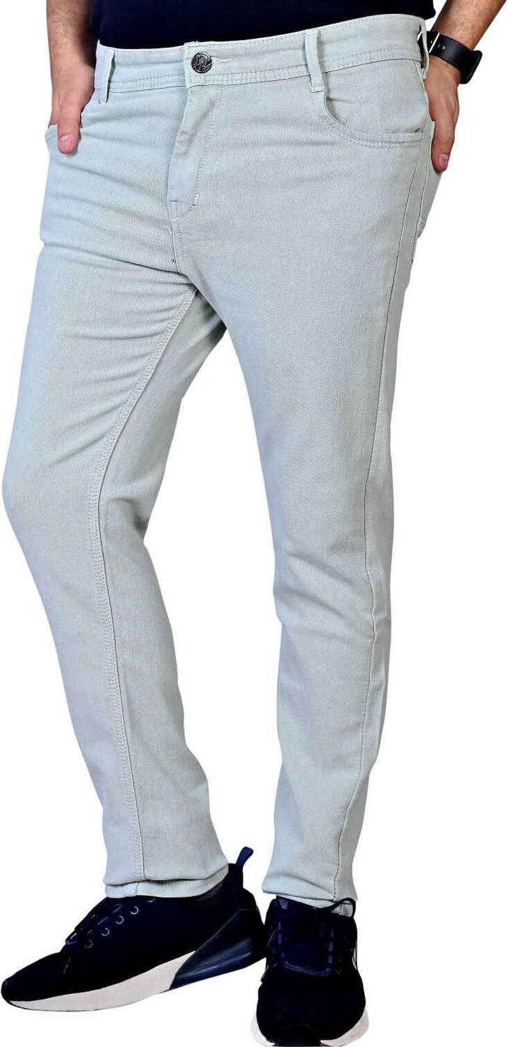 BASE-CROWD Slim Men Grey Jeans