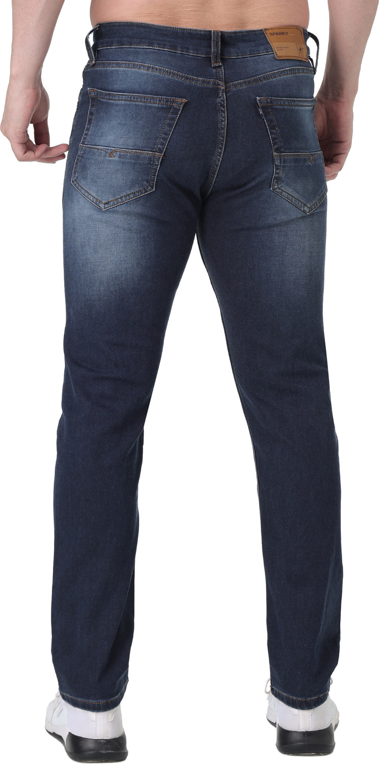 Image of SPARKY Slim Men Dark Blue Jeans