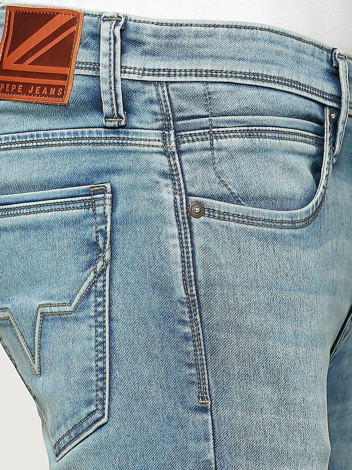 Image of Pepe Jeans Skinny Men Blue Jeans
