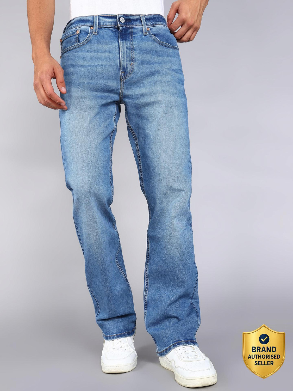 Image of LEVI'S Boot-Leg Men Blue Jeans