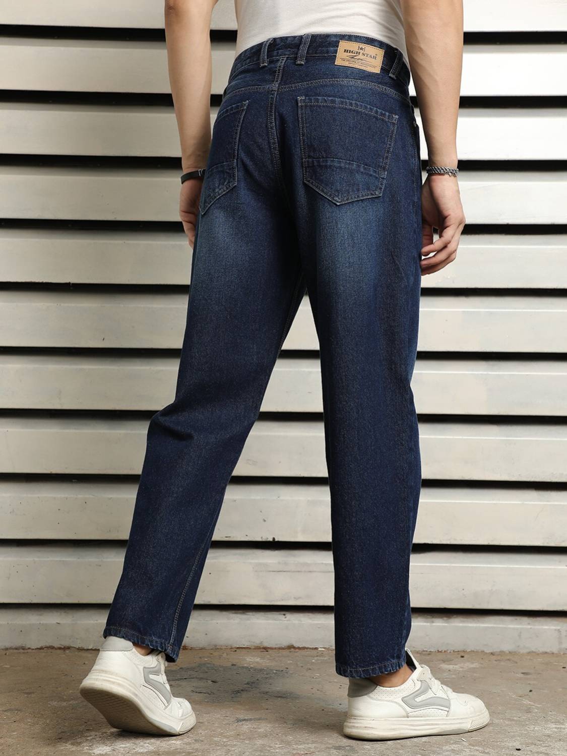 BREXX Relaxed Fit Men Dark Blue Jeans - Image 2
