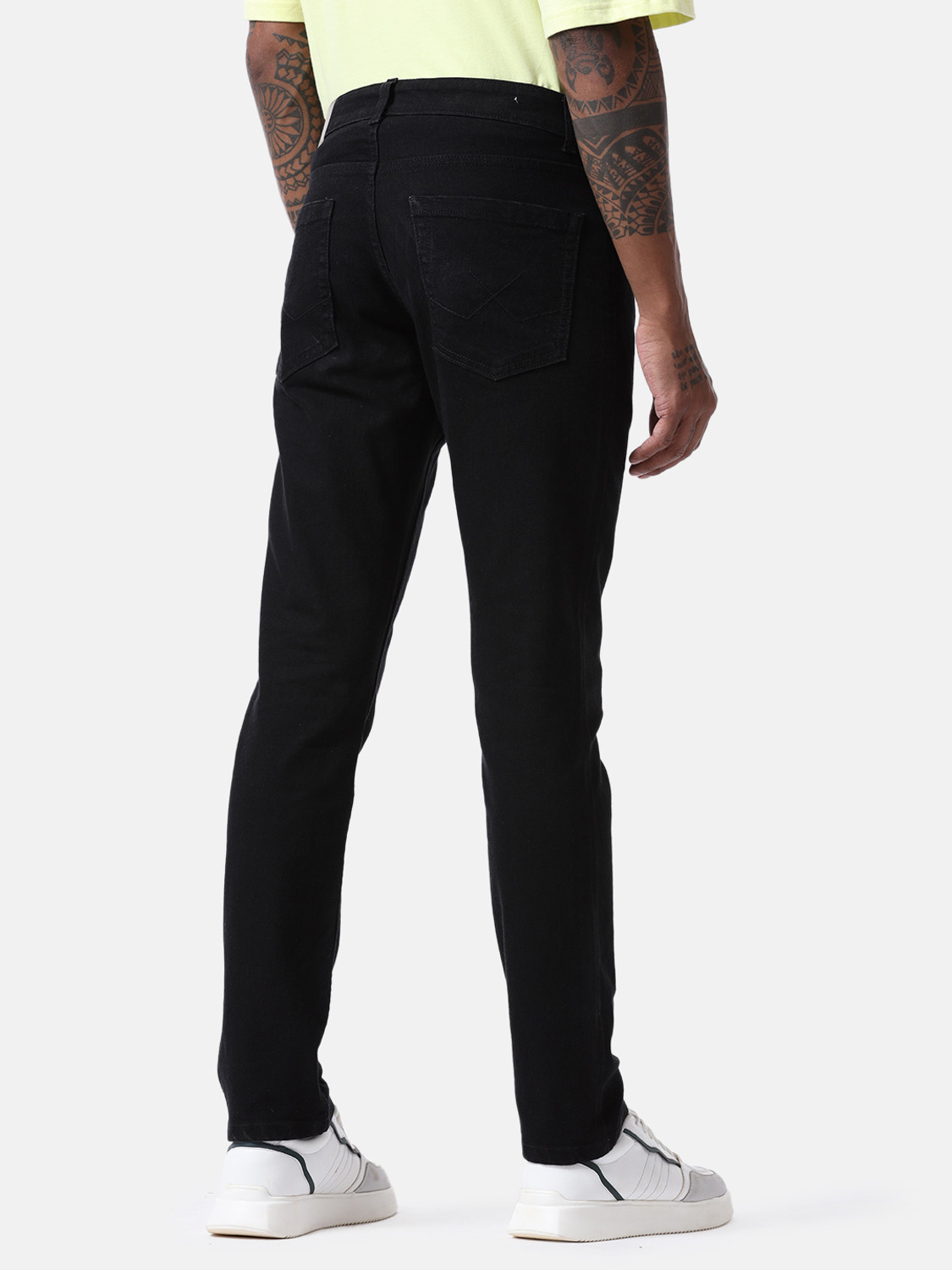 Image of WROGN Regular Men Black Jeans