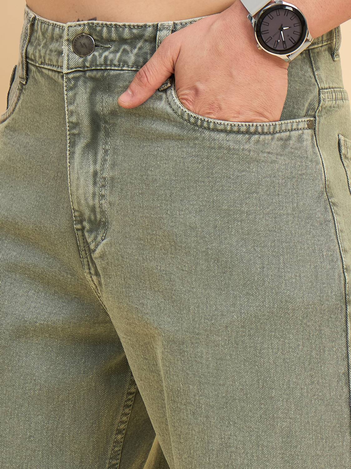 STUDIO NEXX Loose Fit Men Dark Blue Jeans - Image 3
