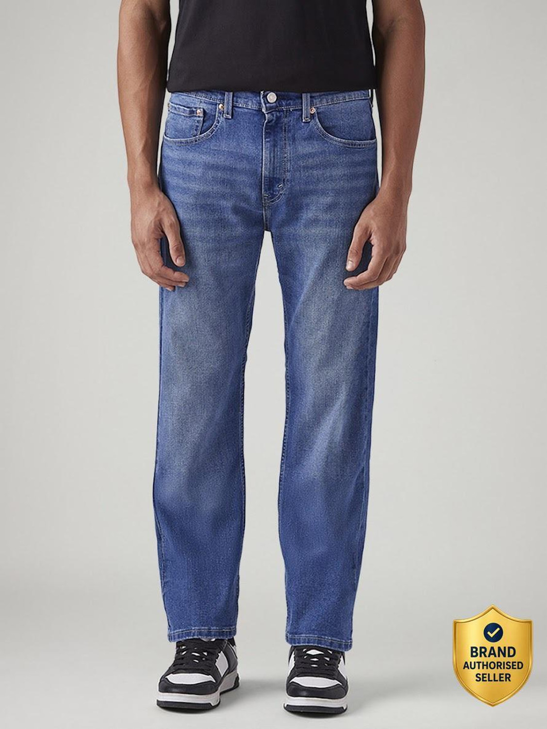 Image of LEVI'S Straight Fit Men Blue Jeans