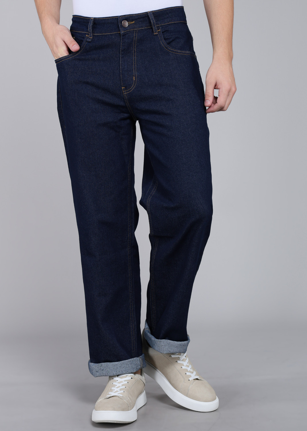 Roadster Relaxed Fit Men Dark Blue Jeans