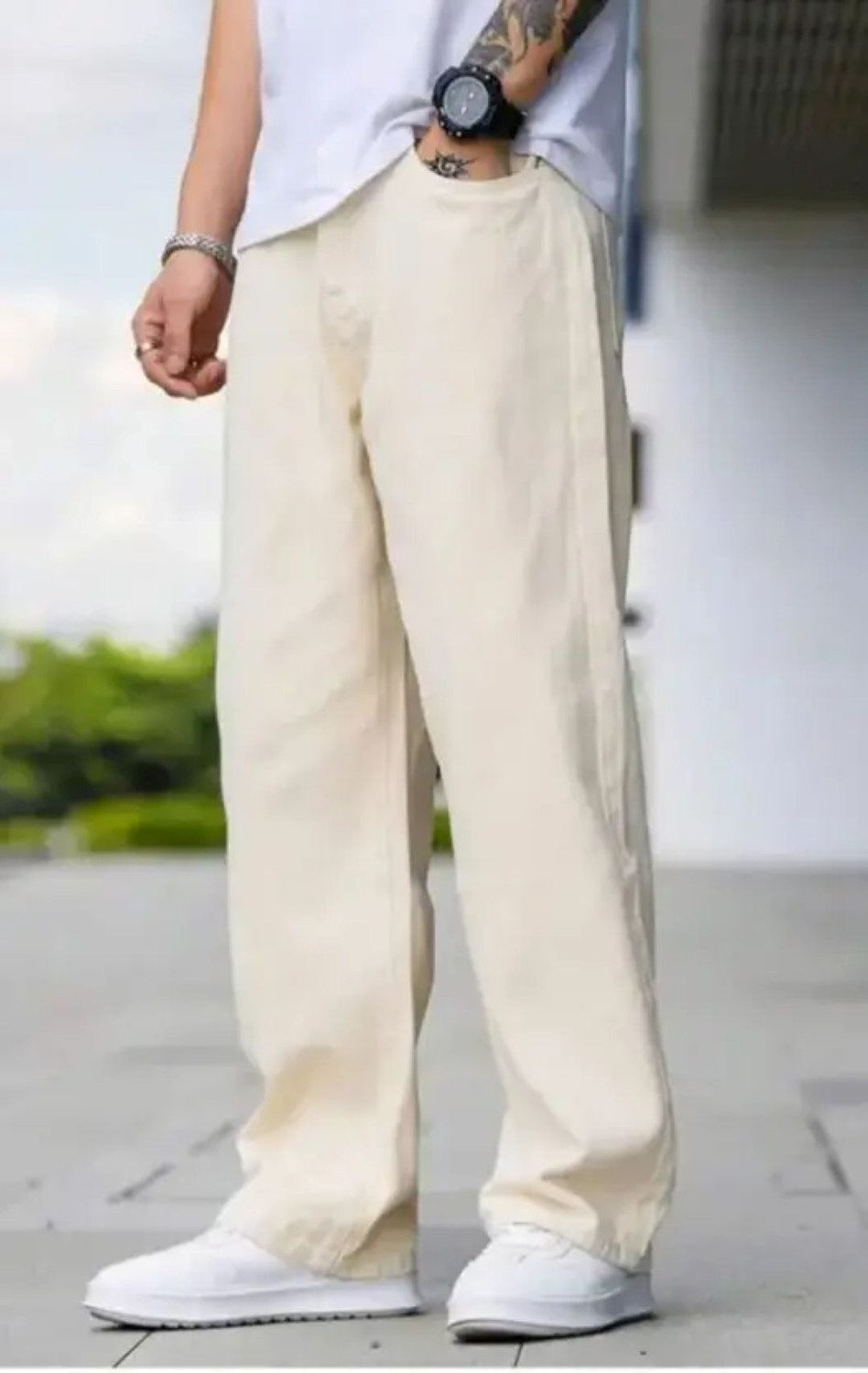 Image of moda star Regular Men Beige Jeans