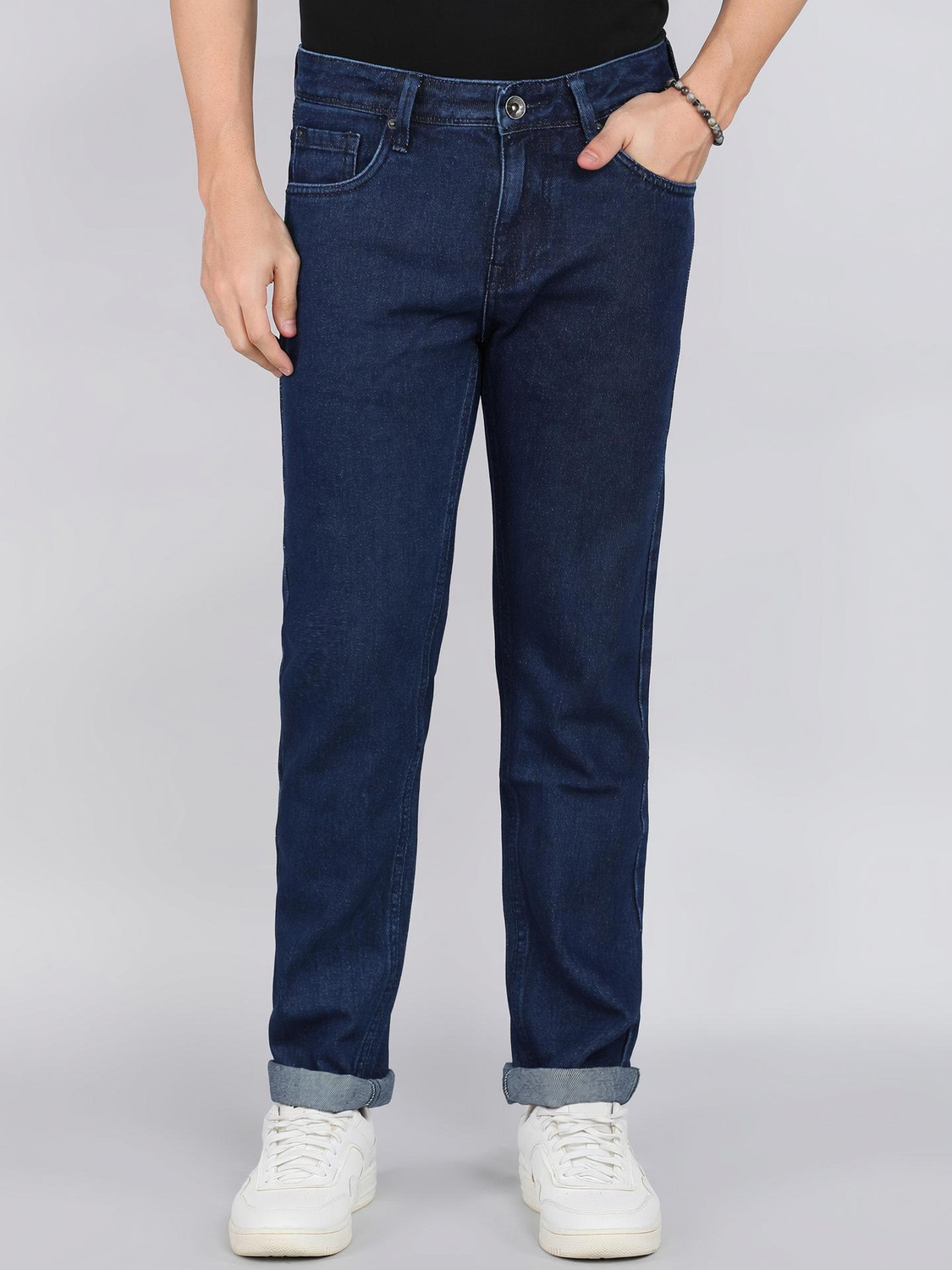 Image of INTEGRITI Slim Men Dark Blue Jeans