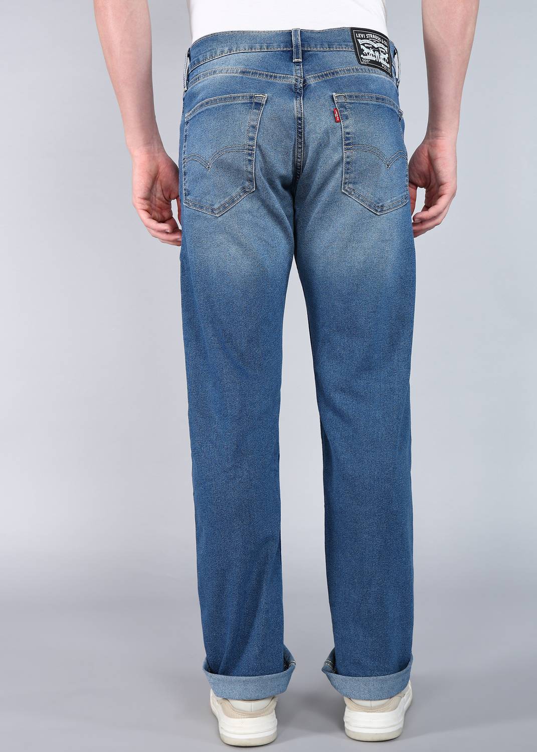 Levi's Straight Fit Men Blue Jeans - Image 4