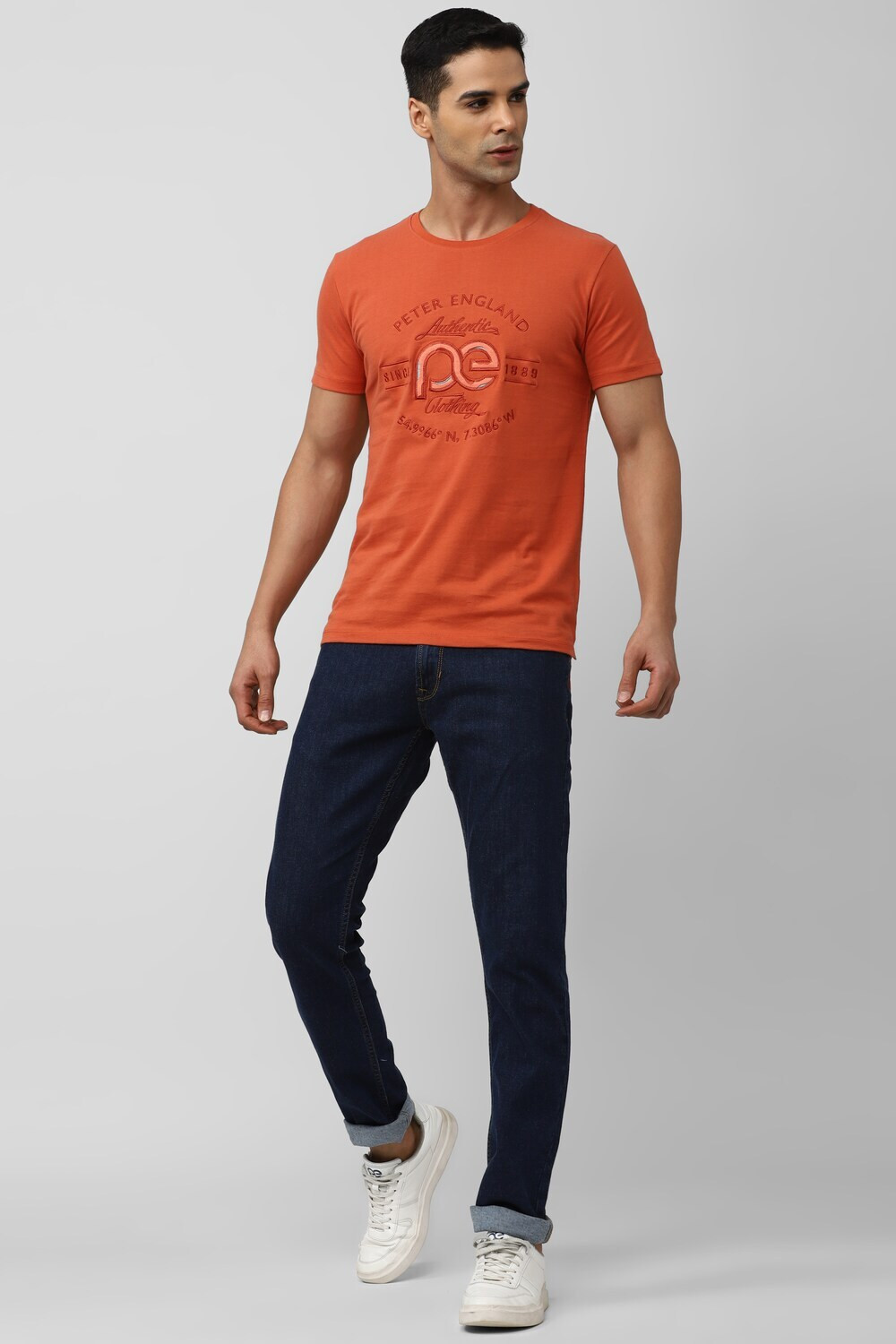 Image of PETER ENGLAND Slim Men Blue Jeans