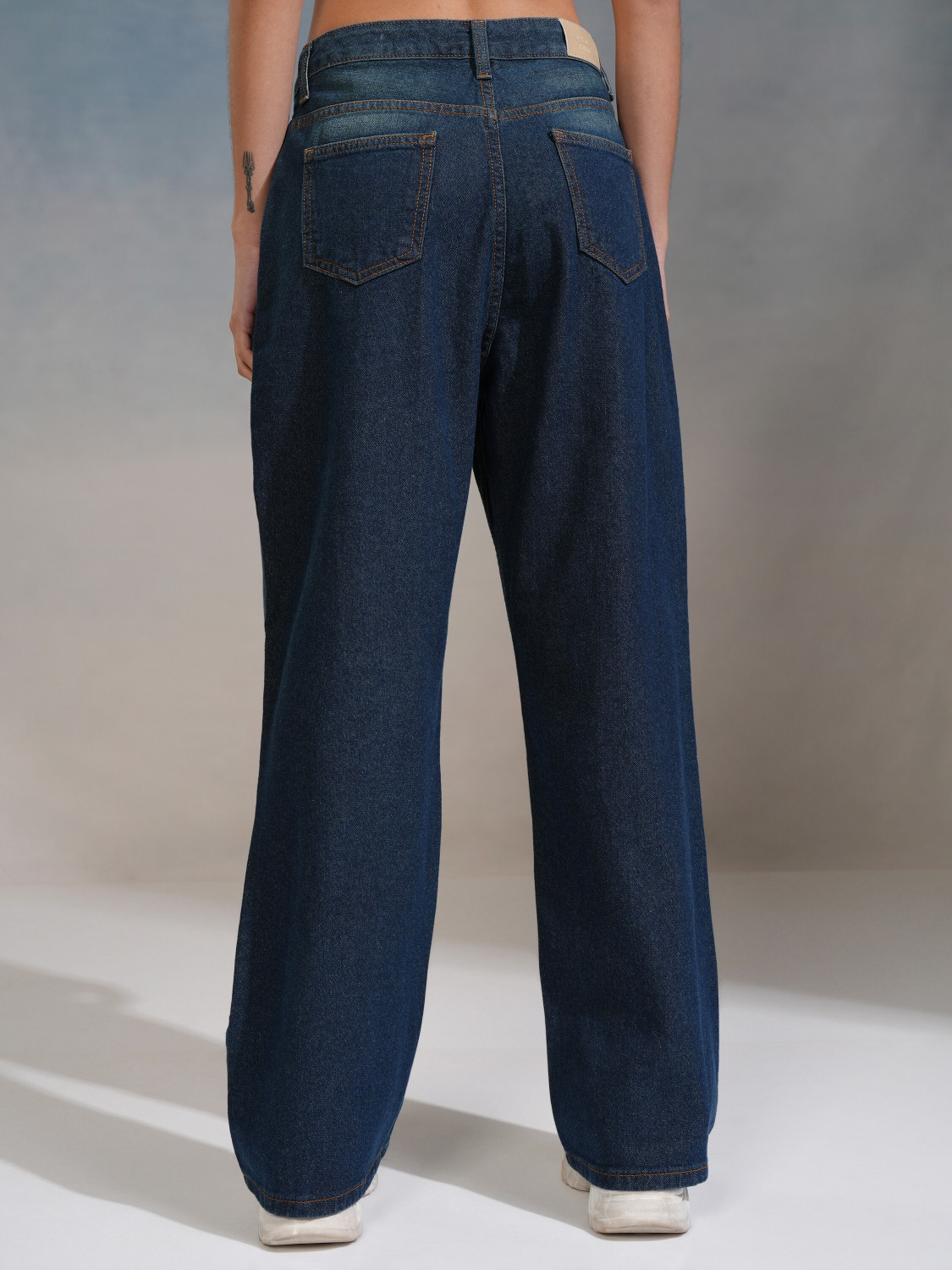 Image of Tokyo Talkies Loose Fit Women Blue Jeans