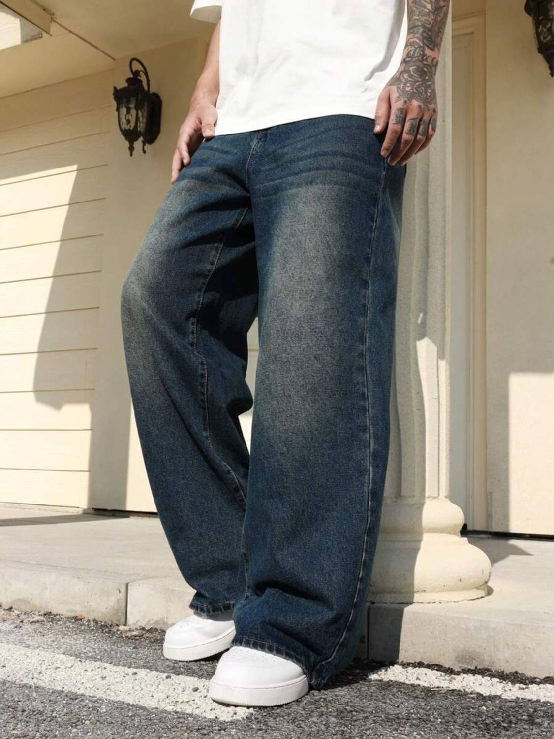 YAMEET Straight Fit Men Blue Jeans - Image 4