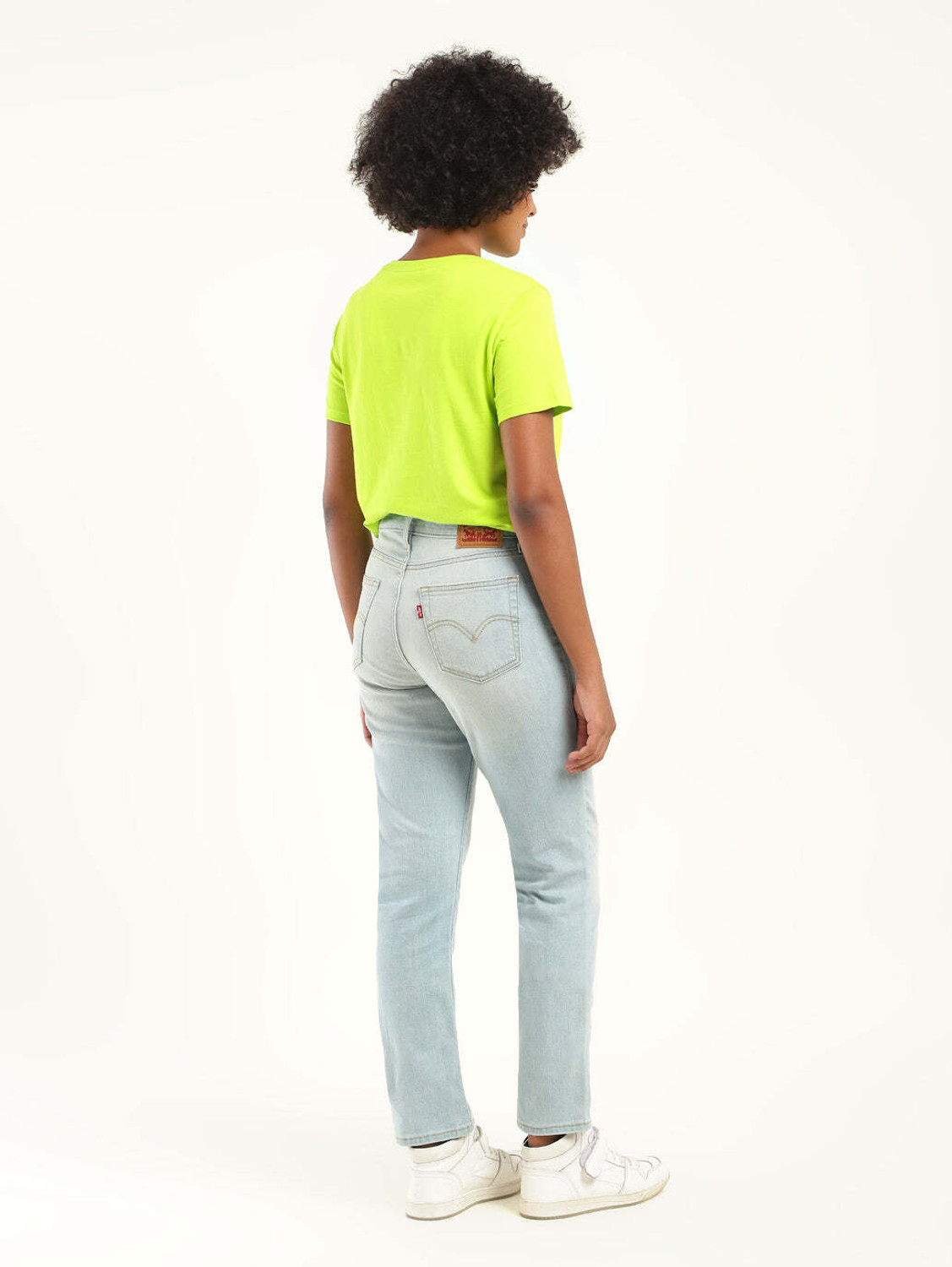 Image of LEVI'S Straight Fit Women Blue Jeans