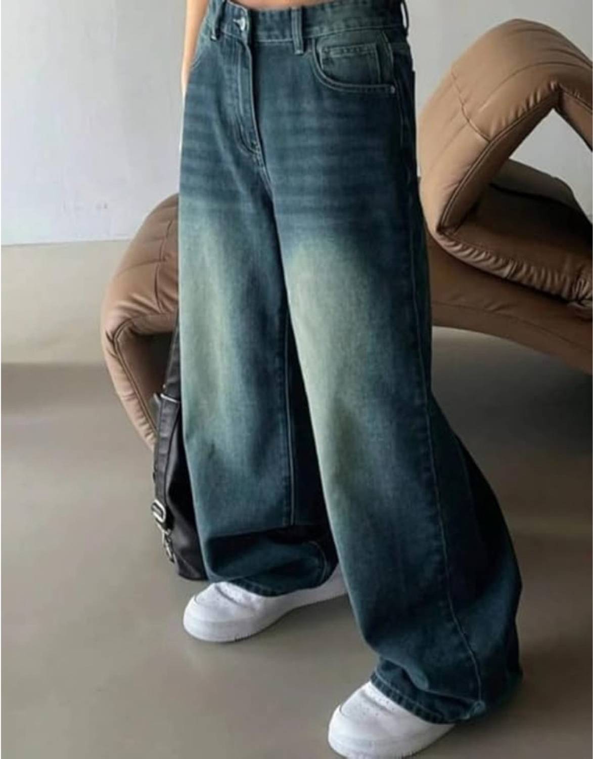 SHIV LAHERI Baggy Fit Women Blue Jeans - Image 4