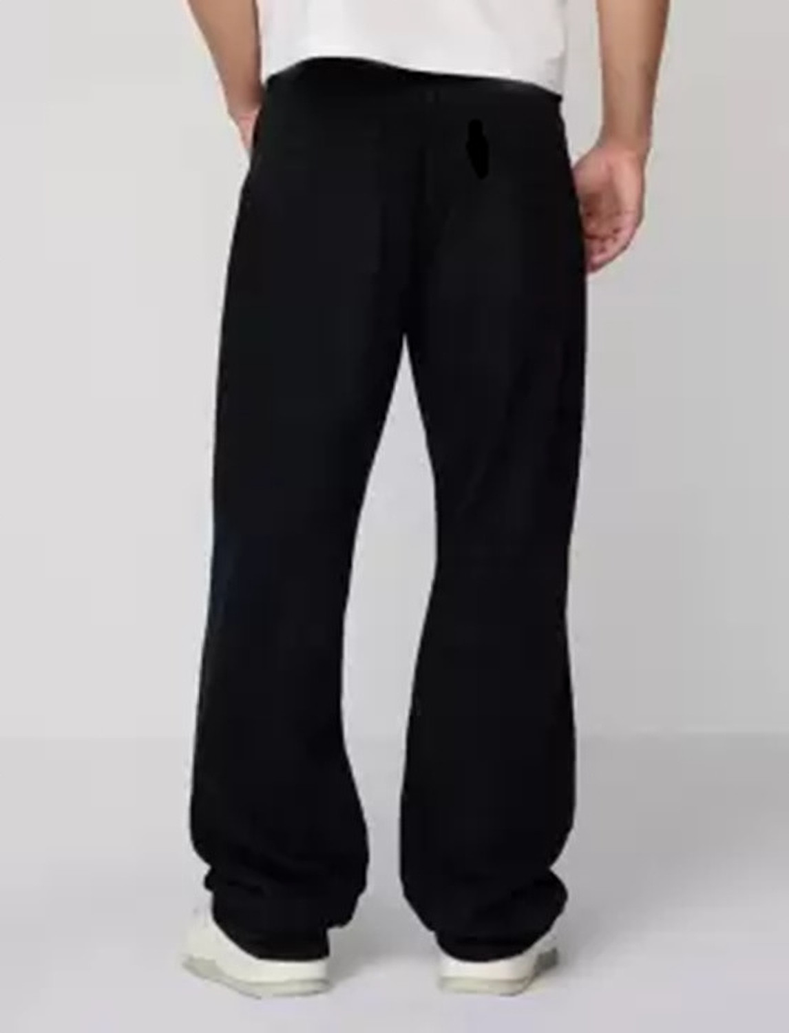 Image of comfits Loose Fit Men Black Jeans