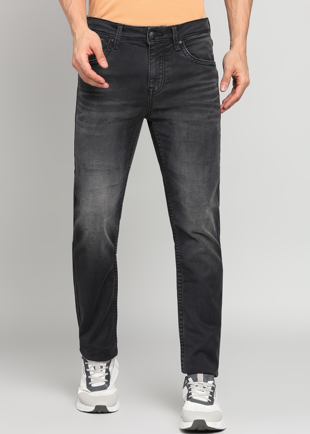 Image of INTEGRITI Slim Men Black Jeans