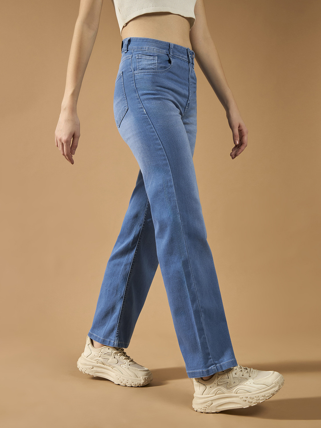 Image of Roadster Flared Women Blue Jeans