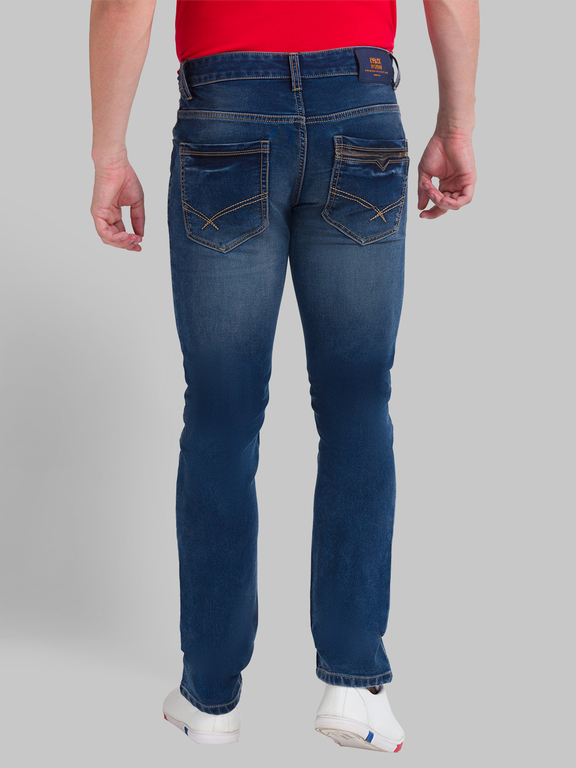 Image of PARX Tapered Fit Men Dark Blue Jeans
